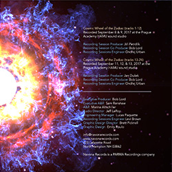 Cosmic Wheel CD inside left cover